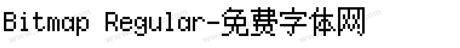 Bitmap Regular字体转换